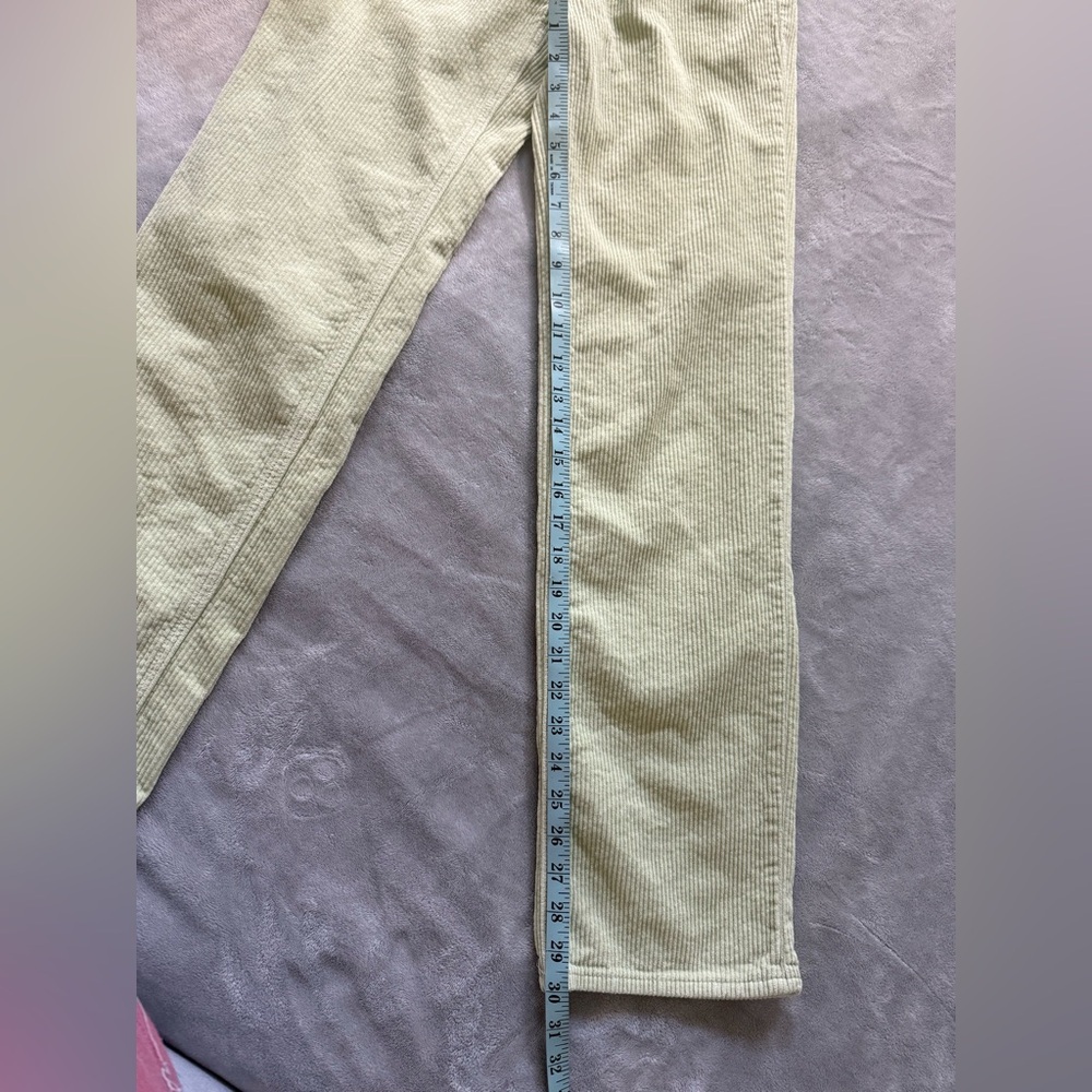 PacSun Light Green Corduroy Pants 90s boyfriend style - Picture 2 of 9